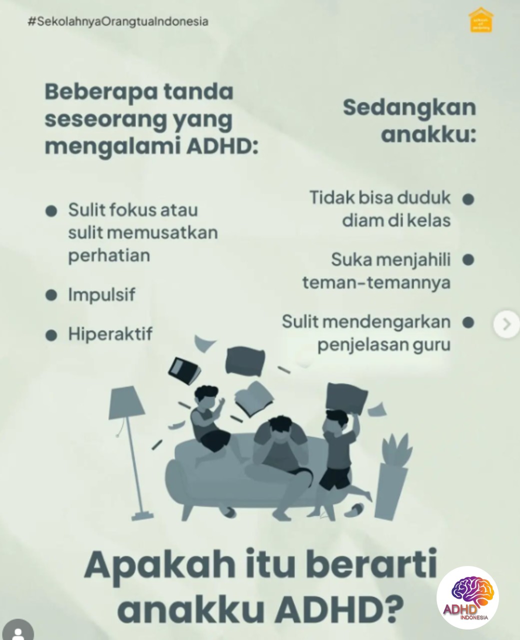 Ciri dan Gejala ADHD pada Anak Usia Dini di Provinsi Kalimantan Barat